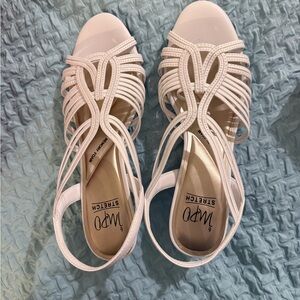 Impo Women's Elegant White Strappy Sandals